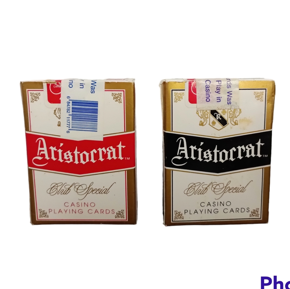 Aristocrat Club Special Casino Playing Cards Set of 2 decks